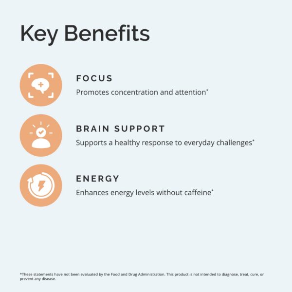 BrainMD suplemento natural con adaptógenos sin cafeína