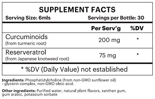 BRAINPOWER suplemento vegano curcumina y resveratrol liposomal