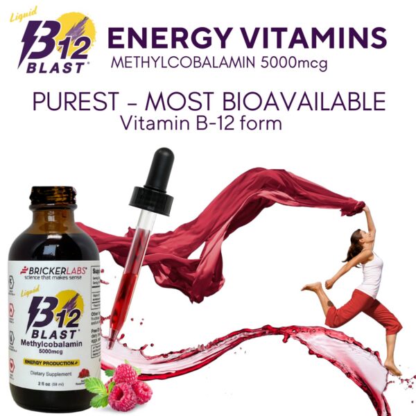 Etiqueta de Bricker Labs B12 Blast