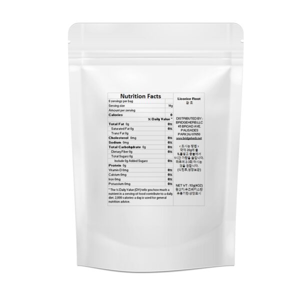 Raíz de regaliz natural para infusión de té medicinal