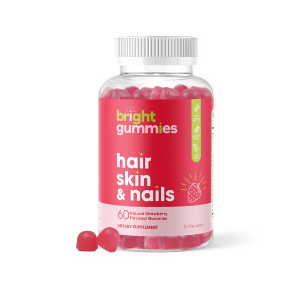 Version 1.0.0 Bright Gummies gomitas biotina paquete frontal