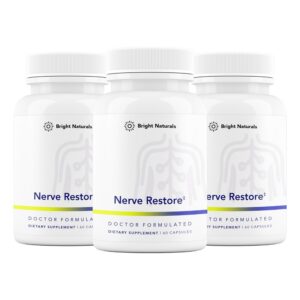 Version 1.0.0 Nerve Restore envase con PEA y corteza blanca