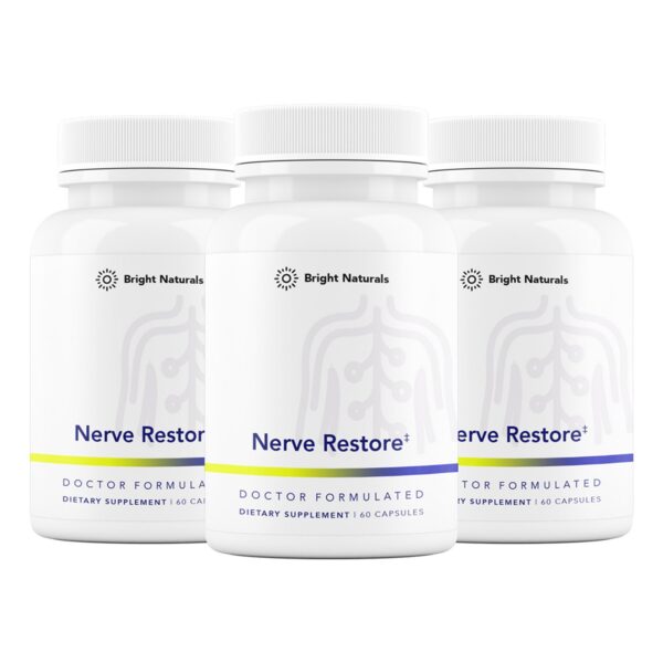 Version 1.0.0 Nerve Restore envase con PEA y corteza blanca