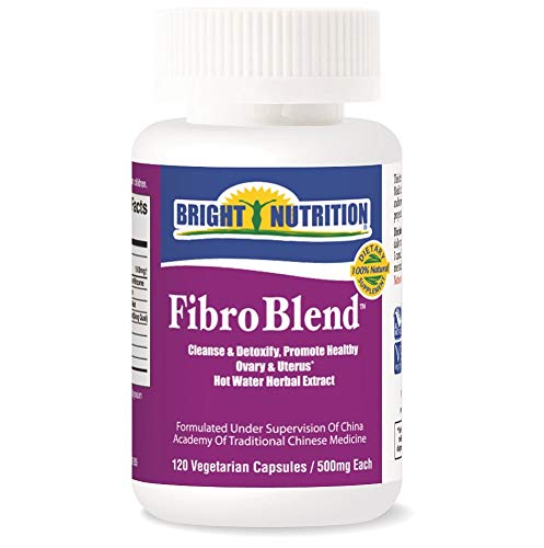 Frasco de Bright Nutrition FibroBlend 120 cápsulas - vista frontal