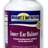 Frasco Bright Nutrition Inner-Ear Balance 180 cápsulas