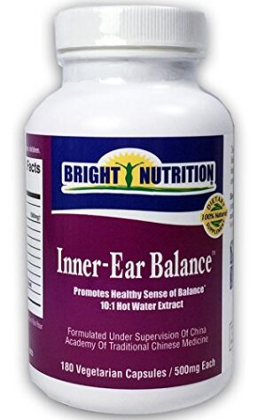 Frasco Bright Nutrition Inner-Ear Balance 180 cápsulas