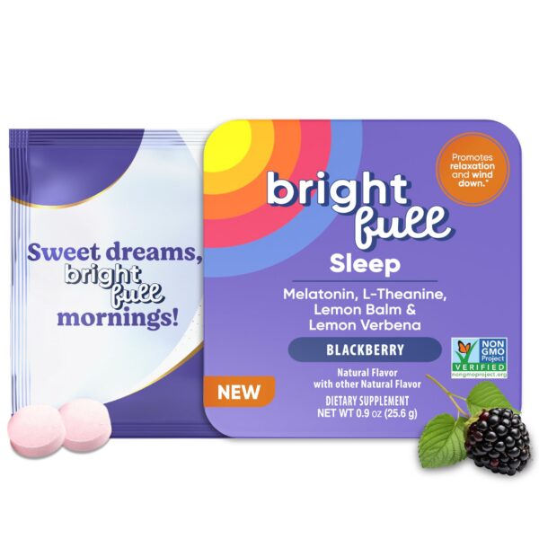Version 1.0.0 BRIGHTFULL natural sleep aid label front