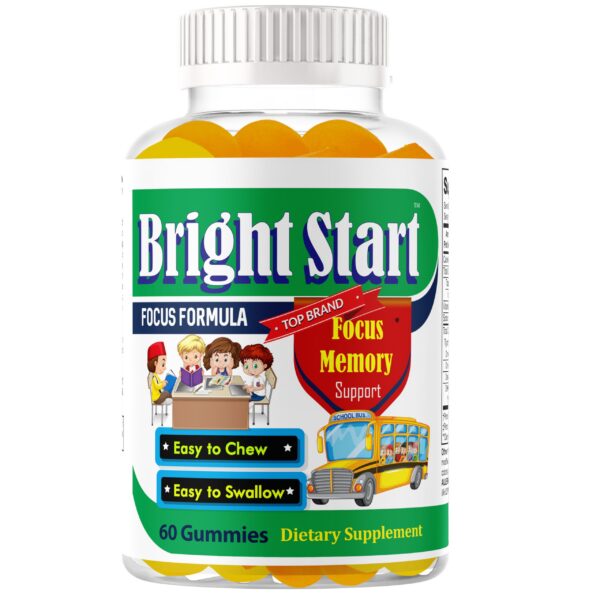 Frente del frasco BrightStart Gomas Omega-3