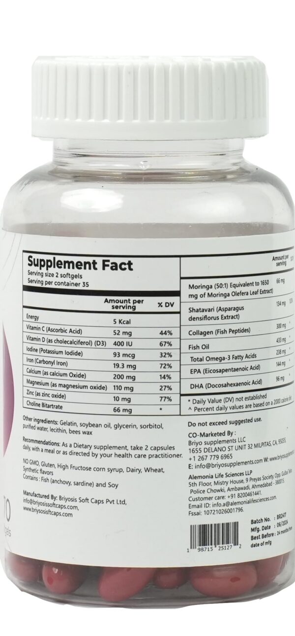 Etiqueta de Briyo All Around Mom