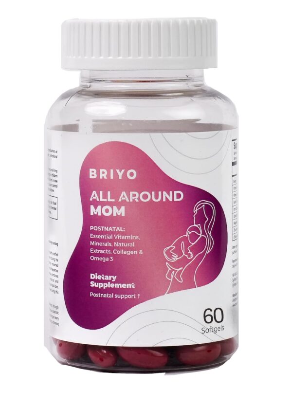 Frasco Briyo All Around Mom 60 cápsulas blandas
