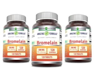 Frente del empaque Bromelina 500 mg