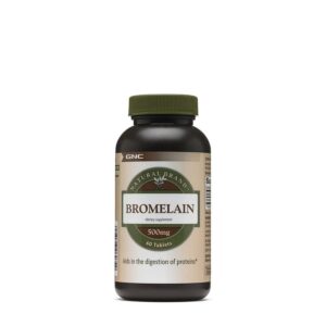 Bromelina 500 mg etiqueta