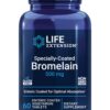 Version 1.0.0 Frasco de Bromelina recubierta Life Extension 60 tabletas