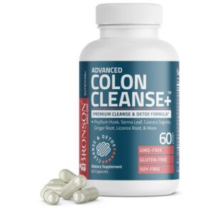 Bronson Advanced Colon Cleanse frasco 60 cápsulas