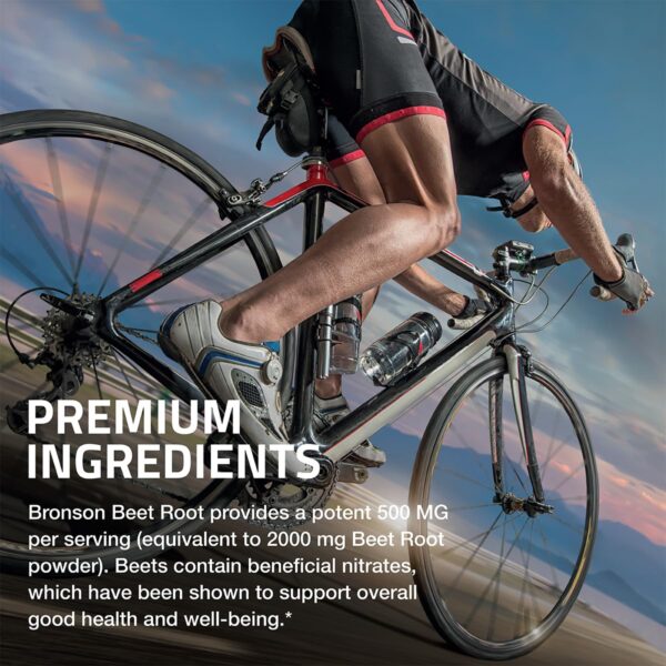 Etiqueta de Bronson Beet Root Extra Strength