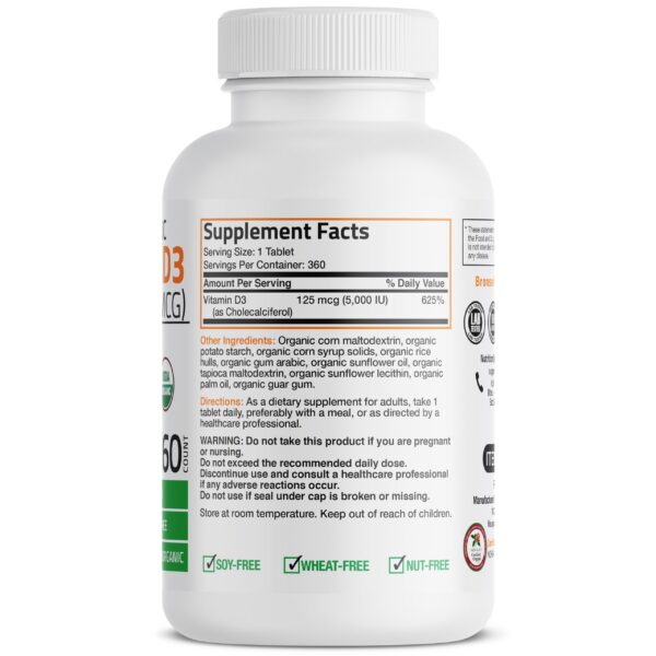 Etiqueta con certificación USDA