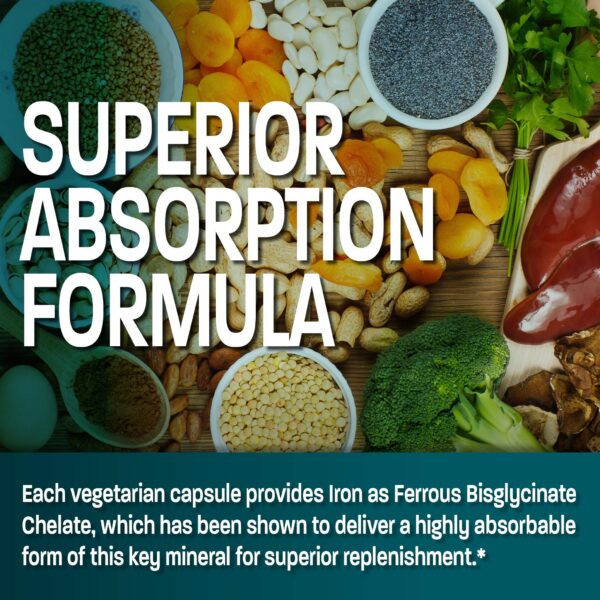 Frasco de Bronson Hierro Bisglicinato 25 mg