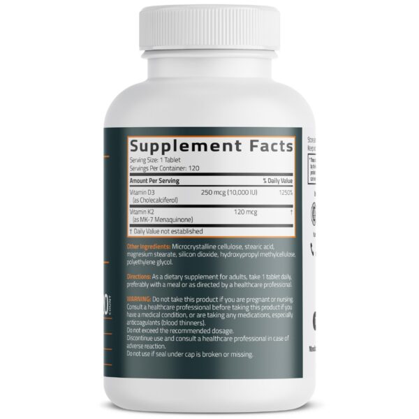 Bronson K2 MK-7 con D3 etiqueta lateral