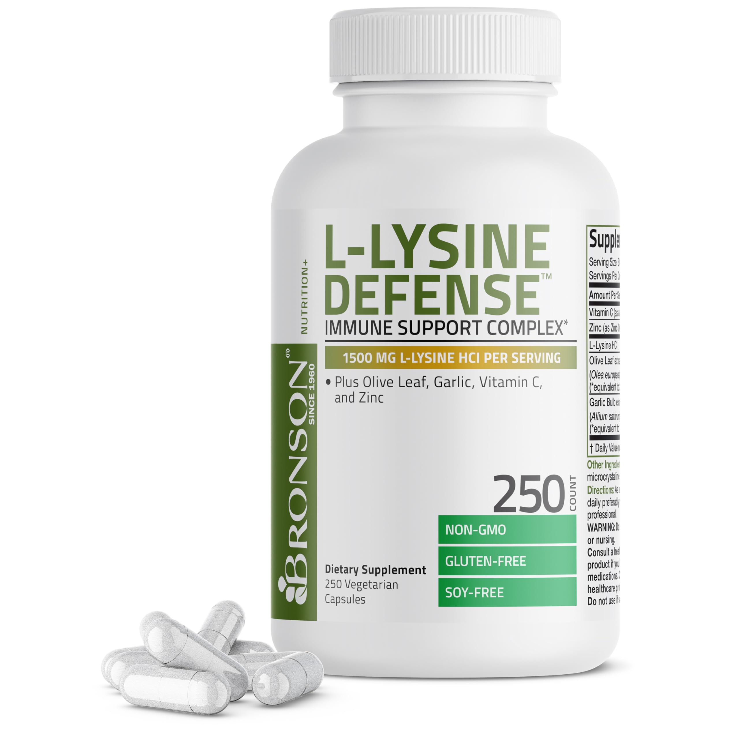L-Lysine Defense Complex, 1500 mg