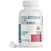Bronson melatonina 10mg tabletas rápidas masticables sabor cereza