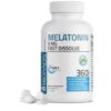 Bronson Melatonina 5mg pastillas masticables menta paquete frontal