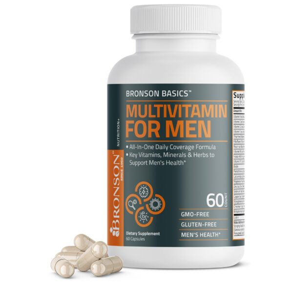 Frasco de Bronson Multivitamínico para hombres