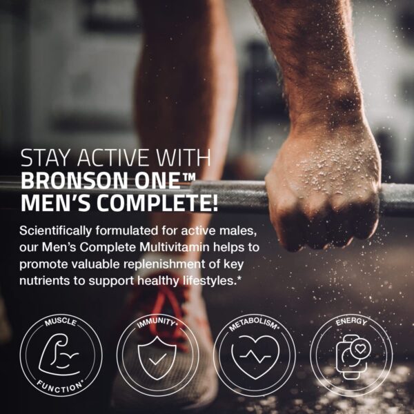 Bronson ONE Daily bottle and label view