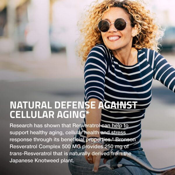 Frasco lateral de Resveratrol Complex