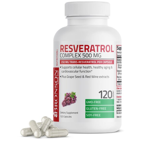 Bronson Resveratrol Complex frasco frontal