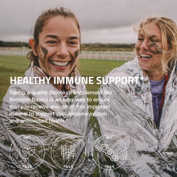 Detalle de etiqueta Bronson Selenium