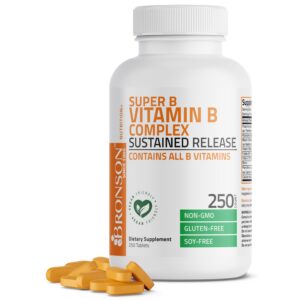 Bronson Super B complejo vitaminas b suplemento salud