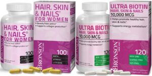 Frasco de Bronson Ultra Biotin 10000 mcg