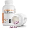Etiqueta suplemento Bronson Vitamina B12 shot of energy 2500 mcg