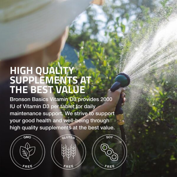 Tabletas Bronson Vitamina D3 2000 UI