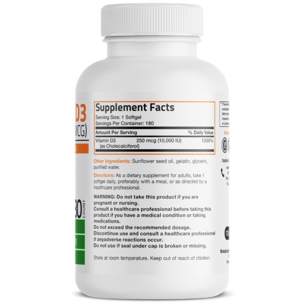 Version 1.0.0 Bronson vitamina d3 alta potencia cápsulas detalle etiqueta