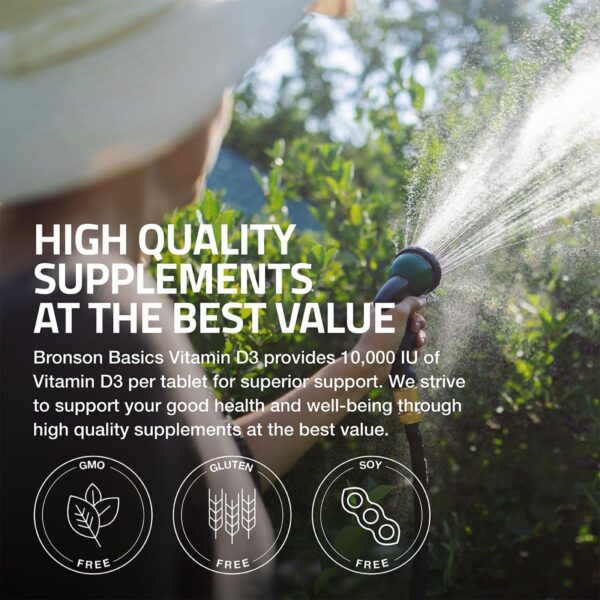 Version 1.0.0 Bronson vitamina d3 calidad premium cGMP 360 tabletas