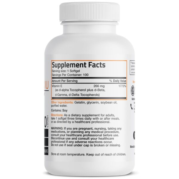 Suplemento-vitamina-e-bronson-100-softgels