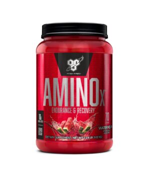 Version 1.0.0 Frasco de BSN Amino X polvo frente