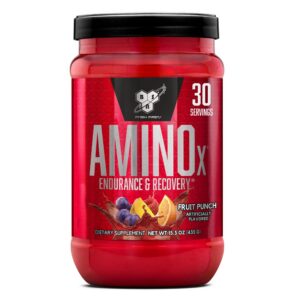 Version 1.0.0 Frasco BSN Amino X con etiqueta