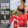 Etiqueta nutricional de la proteina BSN Syntha-6 Isolate