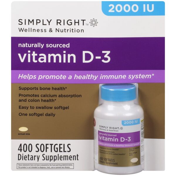 Imagen del producto Bubbacare Vitamina D3 2000 UI 400 piezas