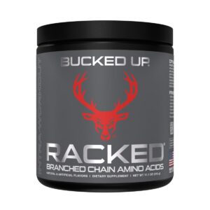 Frasco Bucked Up BCAA RACKED con sabor Blood Raz