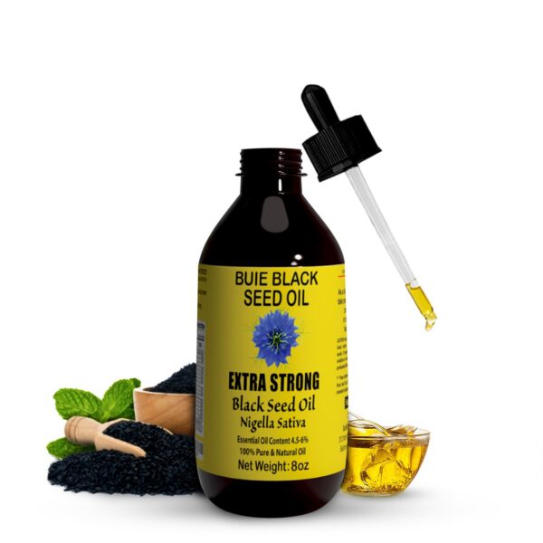 Buie Black Seed Oil frasco frontal