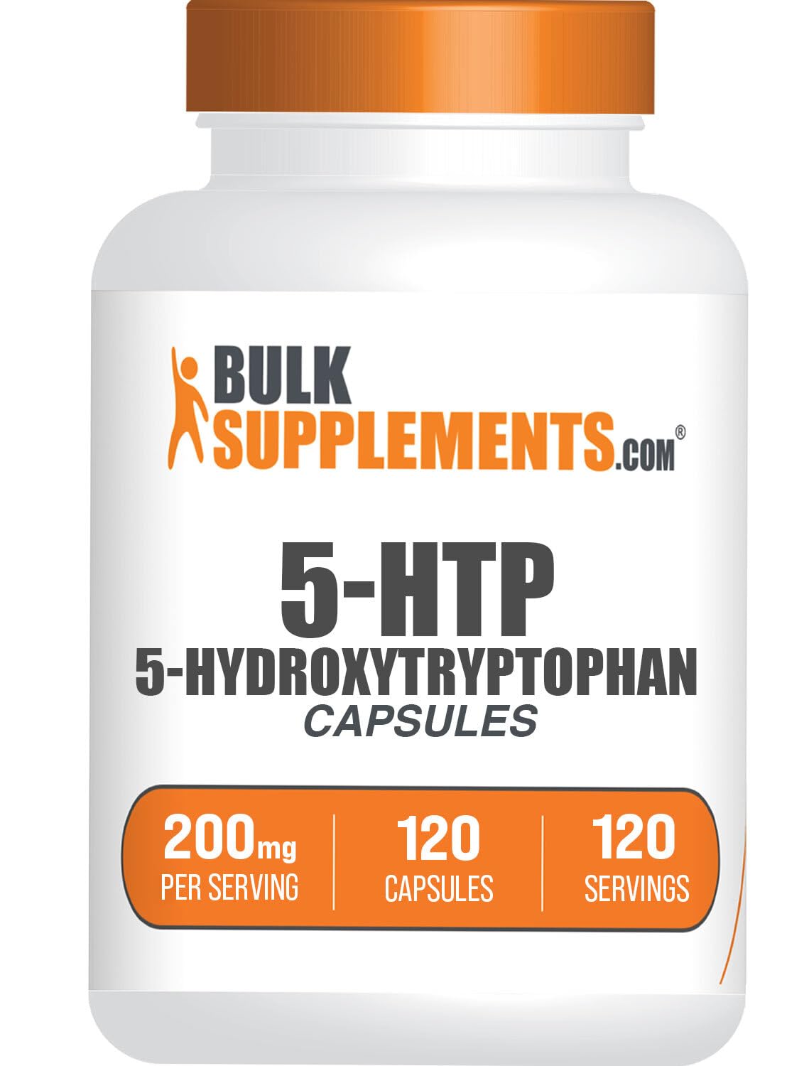 BulkSupplements 5-HTP, 200 mg