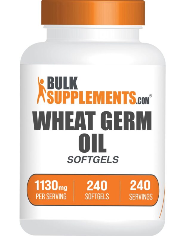 BulkSupplements aceite germen trigo frasco