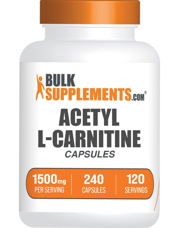 Version 1.0.0 Frasco de cápsulas BulkSupplements Acetyl L-Carnitine HCl