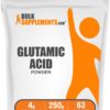 Frasco de ácido L-glutamico en polvo