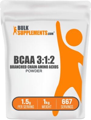 Version 1.0.0 Frasco de polvo BCAA 3:1:2 BulkSupplements