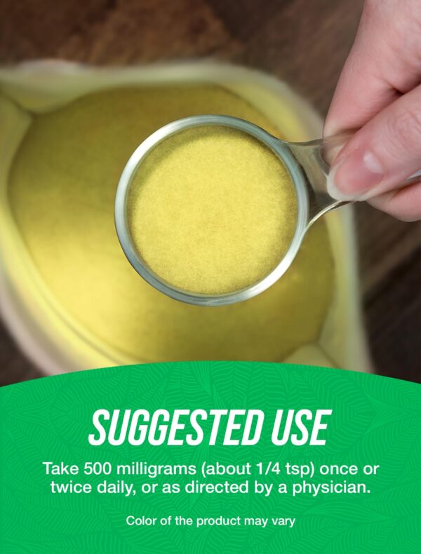 Version 1.0.0 Frasco de berberina en polvo abierto