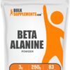 Frasco de Beta-Alanina BulkSupplements 250 g